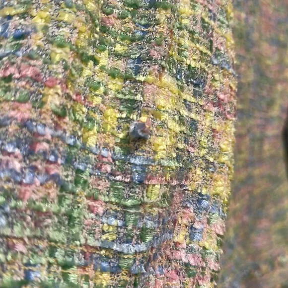 Escada Vintage Tweed Pastel Blazer and Skirt 2 Piece Suit Set - Picture 11 of 16